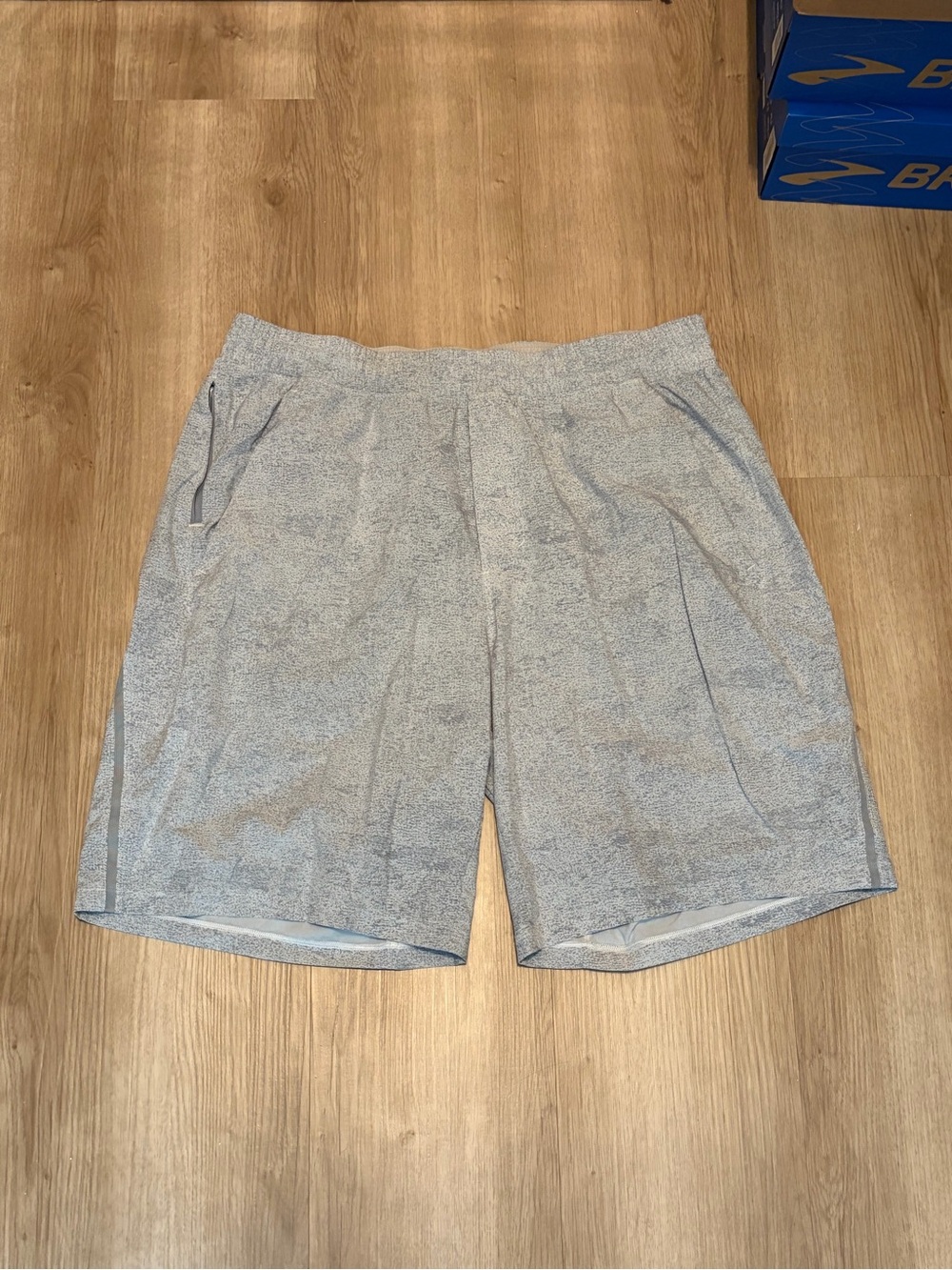 lululemon athletica Men's Heather Gray Athletic Shorts
